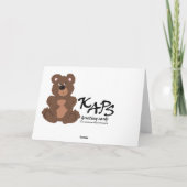 Kinderen Teddybeer worden beter Kaart (Achterkant)