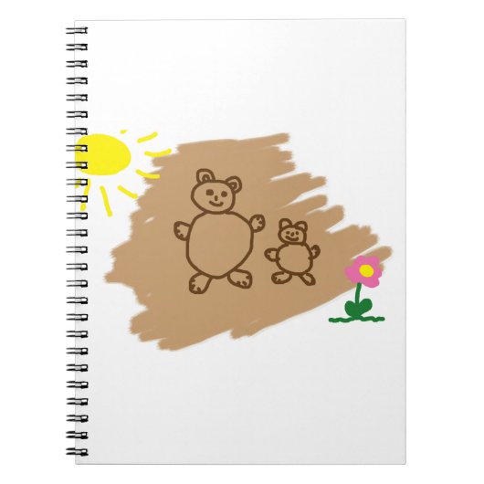 Kinderen tekenend notitieboek (Voorkant)