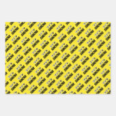 Kinderen tennis kerst aangepaste kleuren feestdag inpakpapier vel (Voorkant 3)