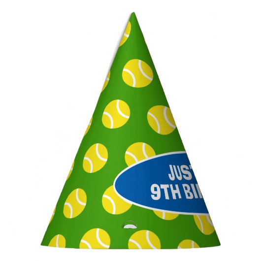 Kinderen tennisbal sport thema Verjaardagsfeest pe Feesthoedjes (Links)