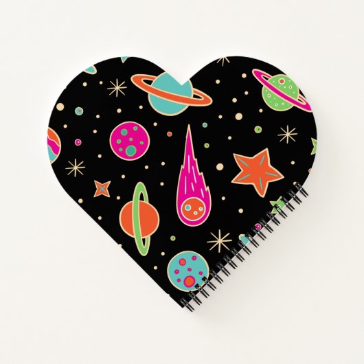 Kinderen Terug naar het Rocket Patroon van de Ruim Notitieboek (Achterkant)