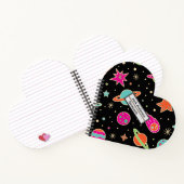 Kinderen Terug naar het Rocket Patroon van de Ruim Notitieboek (Binnen)