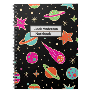 Kinderen Terug naar het Rocket Patroon van de Ruim Notitieboek