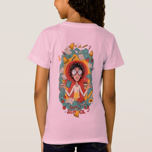 Kinderen terug naar school - Eerste dag peuterspee T-shirt (Achterkant)