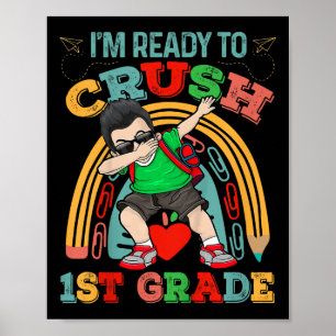 Kinderen terug naar school Ik ben klaar om school  Poster