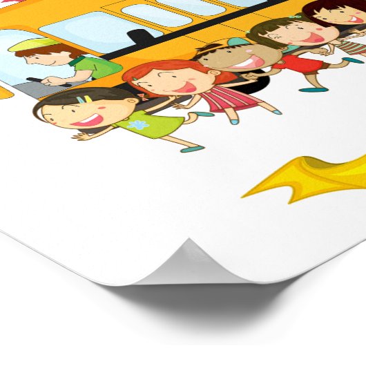 Kinderen terug naar school Poster (Hoek)