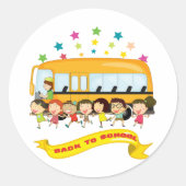 Kinderen terug naar school Stickers (Voorkant)