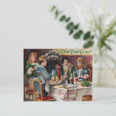 Kinderen Thanksgiving Diner Feestdagenkaart (Staand voorkant)