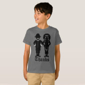 Kinderen Thanksgiving T-shirt Kind Biologisch Shir (Voorkant volledig)
