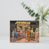 Kinderen - The showman 1941 Briefkaart (Staand voorkant)