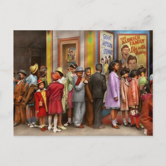 Kinderen - The Sunday Matinee 1941 Briefkaart (Voorkant)