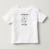 Kinderen Three Rex verjaardagsoutfit Dinosaur Kinder Shirts (Voorkant)