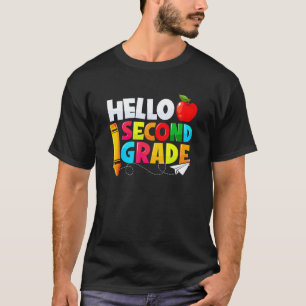 Kinderen Tie Dye Hallo Tweede 2e Graad Leraar Eers T-shirt