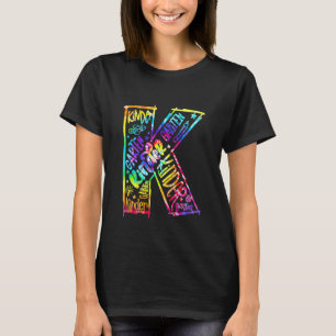 Kinderen Tie Dye Typografie Kleuterleidster Kinder T-shirt