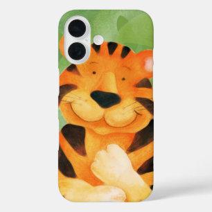 Kinderen tijger kunst iphone hoesje