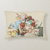  kinderen Toddlers die met brandweerwagens spelen Accent Kussen (Voorkant)