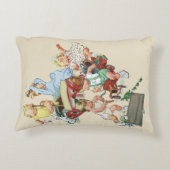  kinderen Toddlers die met brandweerwagens spelen Accent Kussen (Achterkant)