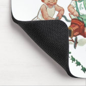  kinderen Toddlers die met brandweerwagens spelen Muismat (Hoek)