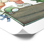  kinderen Toddlers die met brandweerwagens spelen Poster (Hoek)