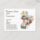  kinderen Toddlers die met brandweerwagens spelen Visitekaartje