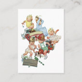  kinderen Toddlers die met brandweerwagens spelen Visitekaartje