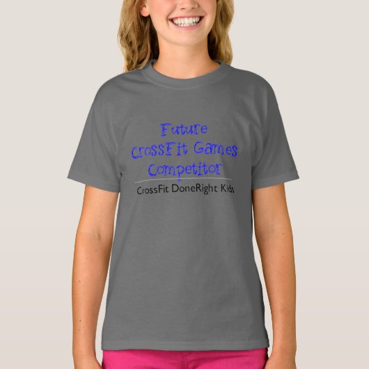 Kinderen - Toekomstige concurrent voor games T-shirt (Voorkant)