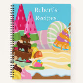 Kinderen toevoegen naam recept Notitieboek (Voorkant)