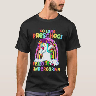 Kinderen tot ziens peuterschool hallo kleuterschoo t-shirt