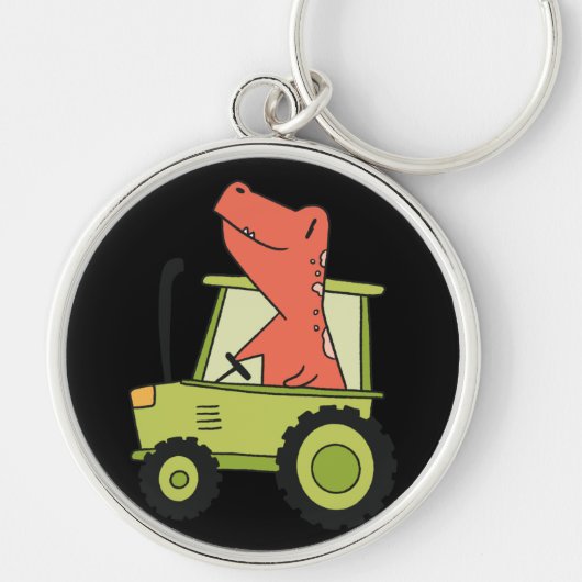 Kinderen Tractor met Trex Boer Sleutelhanger (Voorkant)
