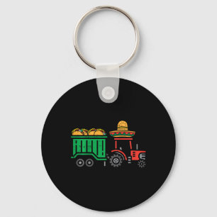 Kinderen Tractor Tacos Grappige Peuter Jongens Cin Sleutelhanger