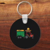 Kinderen Tractor Tacos Grappige Peuter Jongens Cin Sleutelhanger (Voorkant)