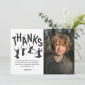 Kinderen Trampoline Verjaardagsfeestje Bedankt (Staand voorkant)
