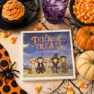 Kinderen Trick or Treat Halloween Kostuumfeest Servet