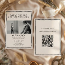 Kinderen Trouwen Foto QR Code Huwelijk