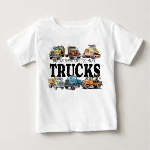 Kinderen Trucks T-shirt, T-shirt voor jongens, Cad