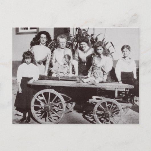 Kinderen Tsaar: Marie, Anastasia & Alexis Romanov Briefkaart (Voorkant)