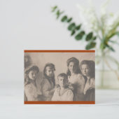 Kinderen Tsaar: OTMA & Alexis Romanov Rusland #107 Briefkaart (Staand voorkant)