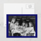 Kinderen Tsaar OTMA & Alexis Romanov Rusland #272 Briefkaart (Voorkant / Achterkant)