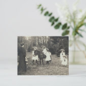 Kinderen Tsaar & Tsarina van Rusland met pony - OT Briefkaart (Staand voorkant)