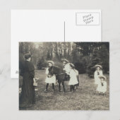 Kinderen Tsaar & Tsarina van Rusland met pony - OT Briefkaart (Voorkant / Achterkant)