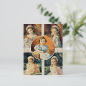 Kinderen Tsaar van Rusland, OTMA & Alexis Romanov Briefkaart (Staand voorkant)