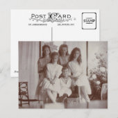 Kinderen Tsaar van Rusland, Romanov, OTMA, Alexis Briefkaart (Voorkant / Achterkant)