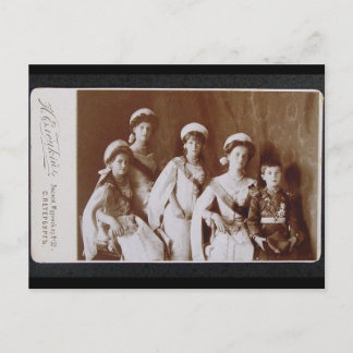 KINDEREN TSAR - OTMA & Alexis Romanov Rusland #093 Briefkaart