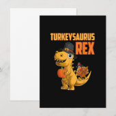 Kinderen Turkeysaurus Rex Turkey Dino Peuter Jonge Kaart (Voorkant / Achterkant)