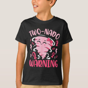 Kinderen Twee-nado Waarschuwing 2e Verjaardag Nk T T-shirt