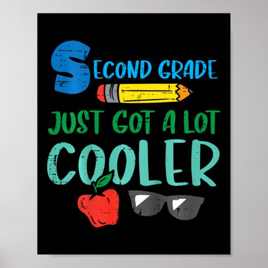 Kinderen tweede klas zijn nu cooler 2de eerste dag poster (Voorkant)