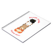 Kinderen uit de vierde klas terug naar school 4 ka notitieboek (Linkerzijde)