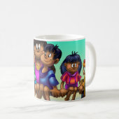 Kinderen uit Guatamala Koffiemok (Voorkant rechts)