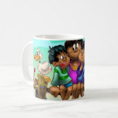 Kinderen uit Guatamala Koffiemok (Voorkant links)