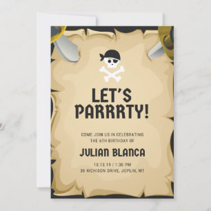 Kinderen uitnodiging op Birthday